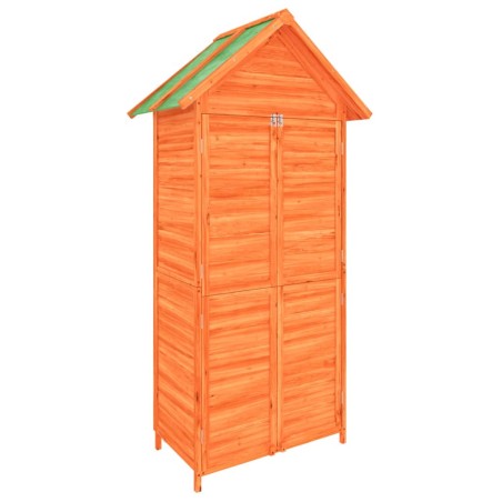 vidaXL Rimessa da Giardino Marrone 89x52,5x175 cm Legno Massello Pino