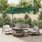 vidaXL Ombrellone a Sbalzo con Palo Alluminio Verde 300x300 cm vidaXL Ombrellone a Sbalzo con Palo Alluminio Verde 300x300 cm