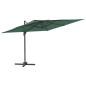vidaXL Ombrellone a Sbalzo con Palo Alluminio Verde 300x300 cm vidaXL Ombrellone a Sbalzo con Palo Alluminio Verde 300x300 cm