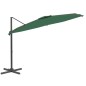 vidaXL Ombrellone a Sbalzo con Palo Alluminio Verde 300x300 cm vidaXL Ombrellone a Sbalzo con Palo Alluminio Verde 300x300 cm