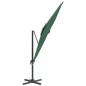 vidaXL Ombrellone a Sbalzo con Palo Alluminio Verde 300x300 cm vidaXL Ombrellone a Sbalzo con Palo Alluminio Verde 300x300 cm