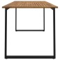 vidaXL Tavolo Giardino con Gambe a U 160x80x75cm Legno Massello Acacia vidaXL Tavolo Giardino con Gambe a U 160x80x75cm Legno Massello Acacia