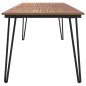 vidaXL Tavolo Giardino con Gambe Forcella 200x90x75 cm Massello Acacia vidaXL Tavolo Giardino con Gambe Forcella 200x90x75 cm Massello Acacia