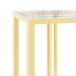 vidaXL Tavolino Consolle 110x30x70 cm in Acciaio Inox e Vetro vidaXL Tavolino Consolle 110x30x70 cm in Acciaio Inox e Vetro
