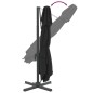 vidaXL Ombrellone a Sbalzo Doppio Piano Nero 300x300 cm vidaXL Ombrellone a Sbalzo Doppio Piano Nero 300x300 cm