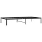 vidaXL Giroletto in Metallo Nero 100x190 cm vidaXL Giroletto in Metallo Nero 100x190 cm