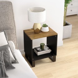 vidaXL Tavolino da Soggiorno 40x31x46 cm Massello Mango e Multistrato