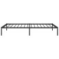 vidaXL Giroletto in Metallo Nero 107x203 cm vidaXL Giroletto in Metallo Nero 107x203 cm