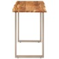 vidaXL Tavolo da Pranzo 110x50x76 cm Legno Massello di Acacia
