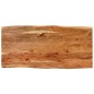 vidaXL Tavolo da Pranzo 110x50x76 cm Legno Massello di Acacia