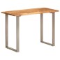 vidaXL Tavolo da Pranzo 110x50x76 cm Legno Massello di Acacia