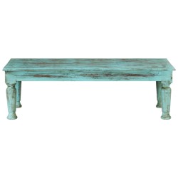vidaXL Tavolino da Salotto 110x50x34 cm in Legno Massello di Recupero