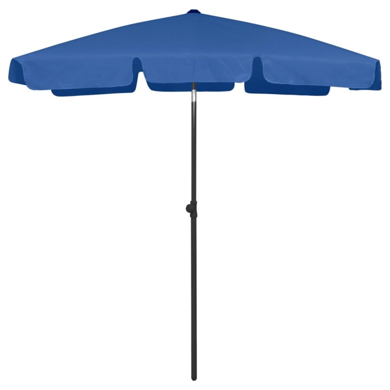 Ombrellone da Spiaggia Azzurro 180x120 cm Ombrellone da Spiaggia Azzurro 180x120 cm