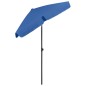 Ombrellone da Spiaggia Azzurro 180x120 cm Ombrellone da Spiaggia Azzurro 180x120 cm