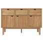 vidaXL Credenza OTTA 114x43x73,5 cm in Legno Massello di Pino vidaXL Credenza OTTA 114x43x73,5 cm in Legno Massello di Pino