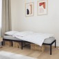 vidaXL Giroletto in Metallo Nero 75x190 cm vidaXL Giroletto in Metallo Nero 75x190 cm