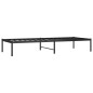 vidaXL Giroletto in Metallo Nero 75x190 cm vidaXL Giroletto in Metallo Nero 75x190 cm