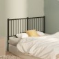 vidaXL Testiera in Metallo Nero 120 cm