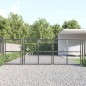 vidaXL Cancello da Giardino Rete Antracite 400x175 cm Acciaio Zincato vidaXL Cancello da Giardino Rete Antracite 400x175 cm Acciaio Zincato