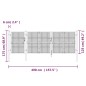 vidaXL Cancello da Giardino Rete Antracite 400x175 cm Acciaio Zincato vidaXL Cancello da Giardino Rete Antracite 400x175 cm Acciaio Zincato