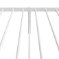vidaXL Giroletto con Testiera Metallo Bianco 90x200 cm vidaXL Giroletto con Testiera Metallo Bianco 90x200 cm