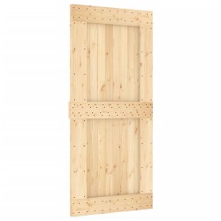 vidaXL Porta 95x210 cm in Legno Massello di Pino