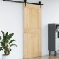 vidaXL Porta 95x210 cm in Legno Massello di Pino