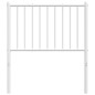 vidaXL Testiera in Metallo Bianco 75 cm vidaXL Testiera in Metallo Bianco 75 cm