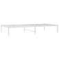 vidaXL Giroletto in Metallo Bianco 100x200 cm vidaXL Giroletto in Metallo Bianco 100x200 cm