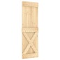 vidaXL Porta 70x210 cm in Legno Massello di Pino