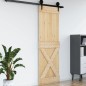 vidaXL Porta 70x210 cm in Legno Massello di Pino