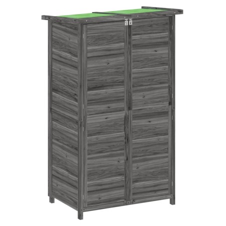 vidaXL Rimessa da Giardino Grigia 83x57x140 cm Legno Massello di Pino