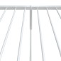 vidaXL Giroletto con Testiera e Pediera Metallo Bianco 80x200 cm vidaXL Giroletto con Testiera e Pediera Metallo Bianco 80x200 cm