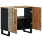 vidaXL Mobile Lavabo 62x33x58 cm Legno Massello Recupero e Multistrato