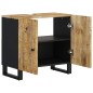 vidaXL Mobile Lavabo 62x33x58cm Legno Massello Mango Legno Multistrato vidaXL Mobile Lavabo 62x33x58cm Legno Massello Mango Legno Multistrato