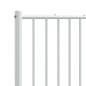 vidaXL Testiera in Metallo Bianco 150 cm vidaXL Testiera in Metallo Bianco 150 cm