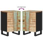 vidaXL Mobile da Bagno 38x33x58cm Legno Massello di Recupero