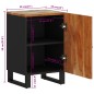 vidaXL Mobile da Bagno 38x33x58cm Legno Massello di Recupero