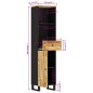 vidaXL Mobile da Bagno 38x33x160 cm in Legno Massello di Mango vidaXL Mobile da Bagno 38x33x160 cm in Legno Massello di Mango