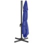 vidaXL Ombrellone a Sbalzo con Palo Alluminio Azzurro 400x300 cm