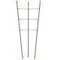 vidaXL Supporti Piante da Giardino con 3 Anelli 5pz Verde 75cm Acciaio vidaXL Supporti Piante da Giardino con 3 Anelli 5pz Verde 75cm Acciaio