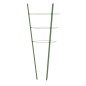 vidaXL Supporti Piante da Giardino con 3 Anelli 5pz Verde 75cm Acciaio vidaXL Supporti Piante da Giardino con 3 Anelli 5pz Verde 75cm Acciaio