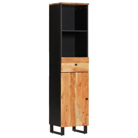 vidaXL Mobile da Bagno 38x33x160 cm in Legno Massello di Acacia