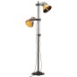 vidaXL Lampada da Pavimento con 2 Paralumi Multicolore E27