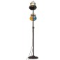 vidaXL Lampada da Pavimento con 2 Paralumi Multicolore E27