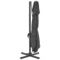 vidaXL Ombrellone a Sbalzo Doppio Piano Antracite 300x300 cm
