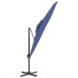 vidaXL Ombrellone a Sbalzo Doppio Piano Azzurro 300x300 cm vidaXL Ombrellone a Sbalzo Doppio Piano Azzurro 300x300 cm
