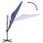 vidaXL Ombrellone a Sbalzo Doppio Piano Azzurro 300x300 cm vidaXL Ombrellone a Sbalzo Doppio Piano Azzurro 300x300 cm