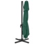 vidaXL Ombrellone a Sbalzo Doppio Piano Verde 300x300 cm vidaXL Ombrellone a Sbalzo Doppio Piano Verde 300x300 cm