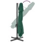 vidaXL Ombrellone a Sbalzo Doppio Piano Verde 300x300 cm vidaXL Ombrellone a Sbalzo Doppio Piano Verde 300x300 cm